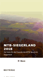 Mobile Screenshot of mtb-siegerland.de